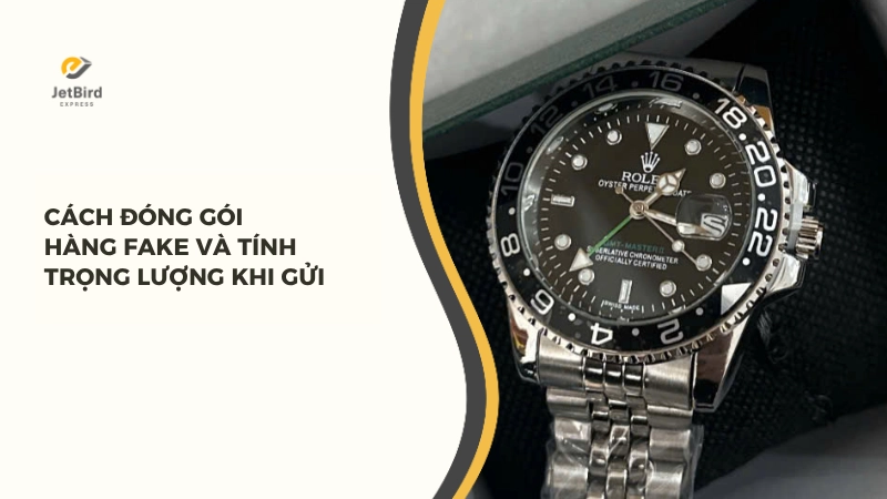 Cách đóng gói hàng fake và tính trọng lượng khi gửi