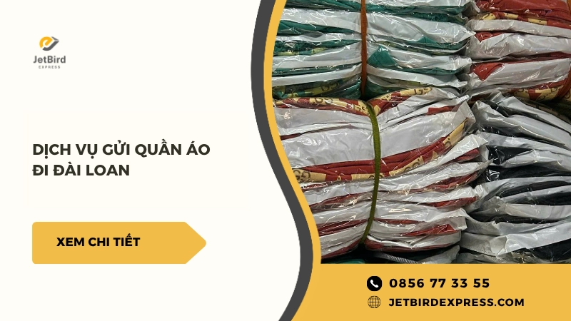 Dịch vụ gửi quần áo đi Đài Loan