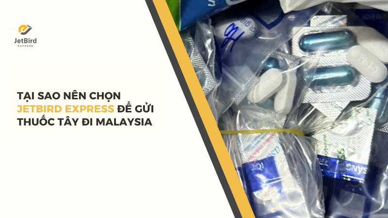 Lý do nên chọn Jetbird Express để gửi thuốc tây đi Malaysia