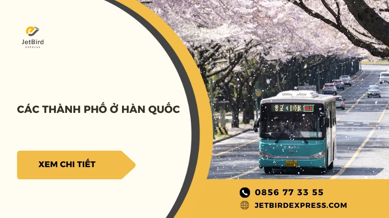 Khám phá các thành phố ở Hàn Quốc