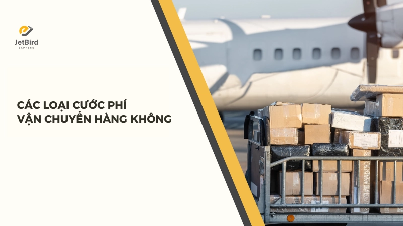 Air Freight Cost tính theo trọng lượng và loại dịch vụ và tính chất hàng hóa