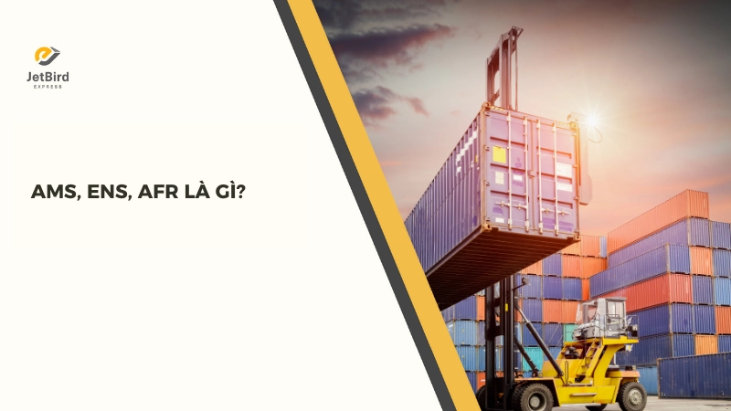 AMS, ENS, AFR là các thủ tục khai báo hải quan điện tử bắt buộc