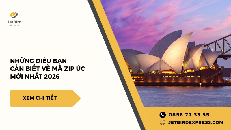 Mã zip Úc mới nhất