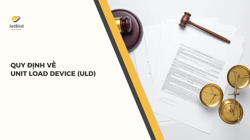 Phương tiện chuyên chở (ULD) là thiết bị an toàn bay nên chúng được quy định rất chặt chẽ